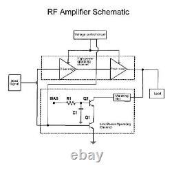 RF Power Amplifier High Accuracy Lightweight 3W 25M To 6500MHz Ultra Wideband