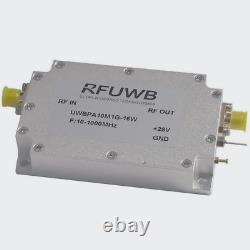 RFUWB UWBPA10M1G-16W 10-1000MHz Broadband RF Power Amplifier 16W FREE
