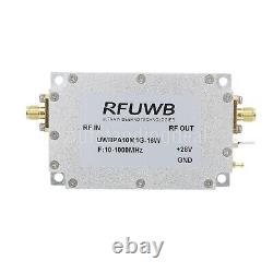 RFUWB UWBPA10M1G-16W 10-1000MHz Broadband RF Power Amplifier 16W RF Power Amp SZ