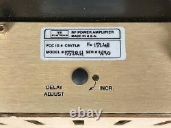 TE Systems 1552RH 152.48 MHz RF Power Amplifier #2