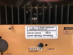 TE Systems 1570RA RF Power Amplifier 158.7 MHz
