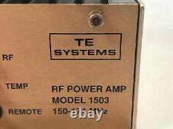 TE Systems RF Power Amp Model # 1503 FQ 150-174 MHz