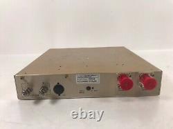 TE Systems RF Power Amp Model 1554Rh FQ 163.25MHz Amplifier
