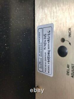 TE Systems RF Power Amp Model# 4550RE FQ 454.325MHz Amplifier