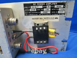 TLP Communications PA6-1AB-RS RF Power Amp Qty 2 Freq 400-512MHz AS IS Untested