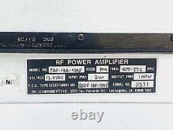 TPL Communication RF POWER AMPLIFIER, PA6-1AE-MAS, 13.8 VDC, 400.512 MHz # 1