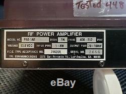 TPL Communications 470-512 MHz UHF Mobile Power Amplifier PA6-1AE 1-4W in 70-100