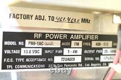 TPL Communications PA6-1AC-RXR Series RF Power Amplifier 400-512 Mhz