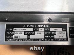 TPL Communications SMAS Amplifier Rack 4x PA3-1AC-SMAS 169-174MHz VHF 55W