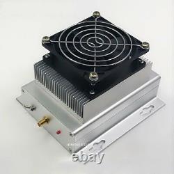UHF 400-470MHZ 433MHZ 50W Ham Radio Power Amplifier Interphone + Heatsink + Fan