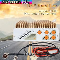 UHF 400-470MHz FM/AM/SSB Power Amplifier 10W-80W Selectable Levels SWR Display