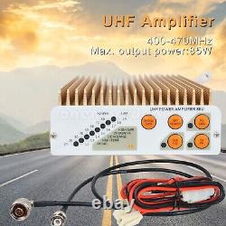 UHF 400-470MHz FM/AM/SSB Walkie Talkie Power Amplifier 10W-80W Selectable Levels