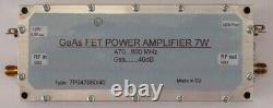 UHF power amplifier 7With40dB, power amplifier 470-800MHz 7With40dB