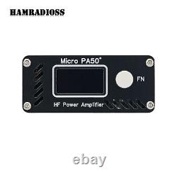 Upgrad Micro PA50+ Plus 50W 3.5MHz-28.5MHz HF Power Amplifier HF Amp OLED Screen