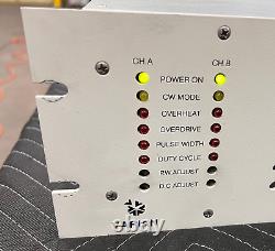 Varian Herley-AMT RF Dual Tape Power Amplifier 6-500 MHz 3900C-12 Unity NMR